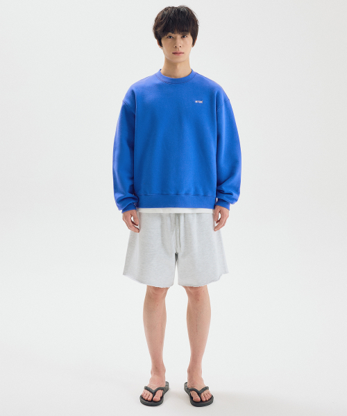 BASIC LOGO SWEATSHIRT / BLUE