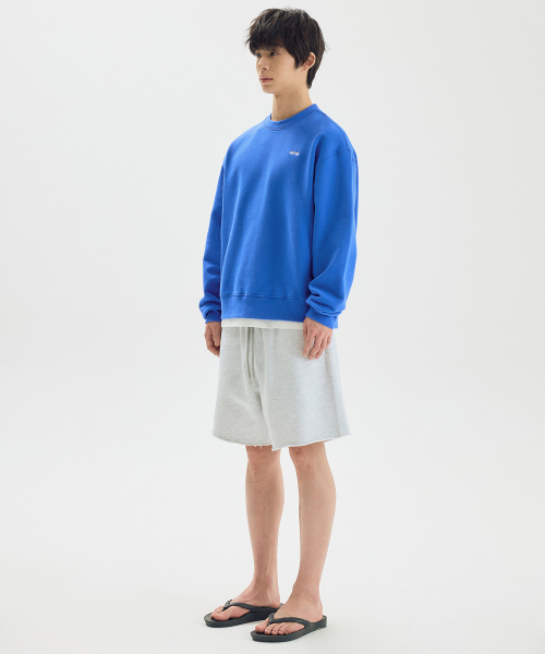 BASIC LOGO SWEATSHIRT / BLUE