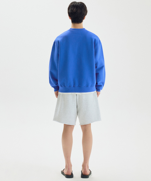 BASIC LOGO SWEATSHIRT / BLUE