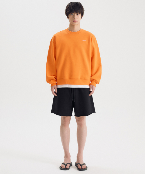 BASIC LOGO SWEATSHIRT / ORANGE