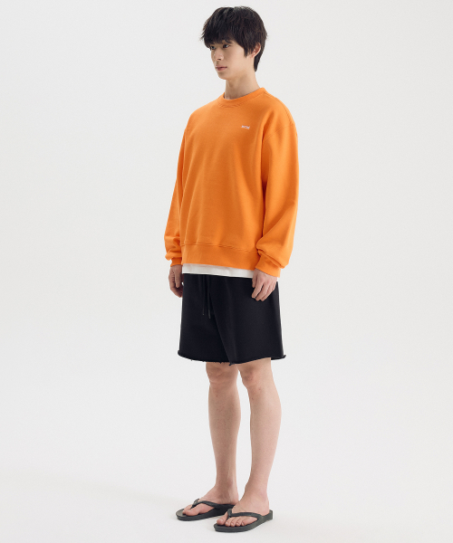 BASIC LOGO SWEATSHIRT / ORANGE