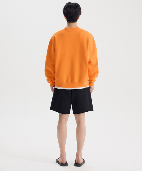 BASIC LOGO SWEATSHIRT / ORANGE