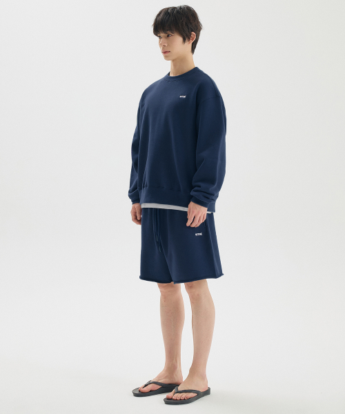 BASIC LOGO SWEATSHIRT / NAVY