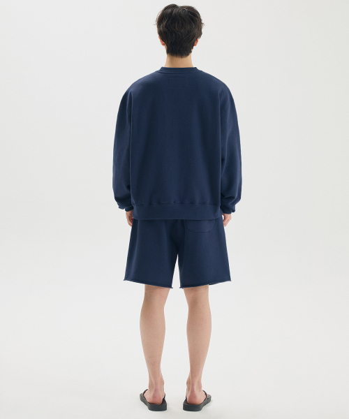 BASIC LOGO SWEATSHIRT / NAVY