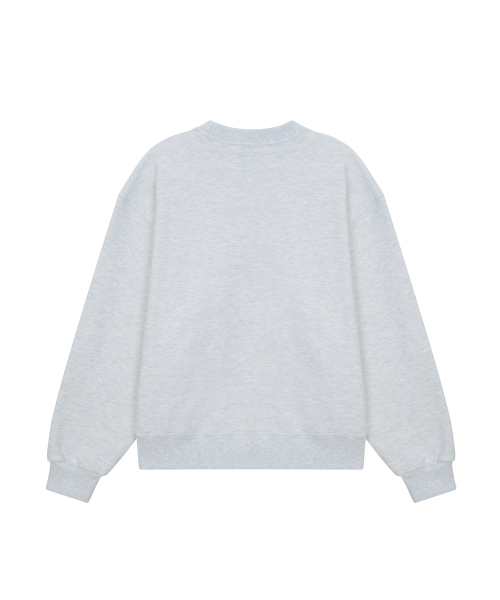 BASIC LOGO SWEATSHIRT / LIGHT GRAY