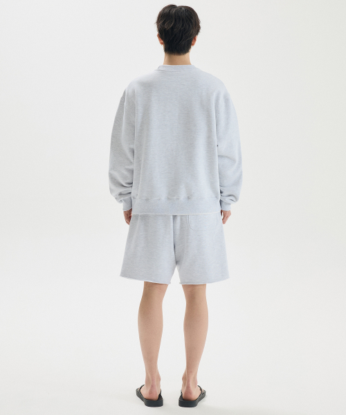BASIC LOGO SWEATSHIRT / LIGHT GRAY