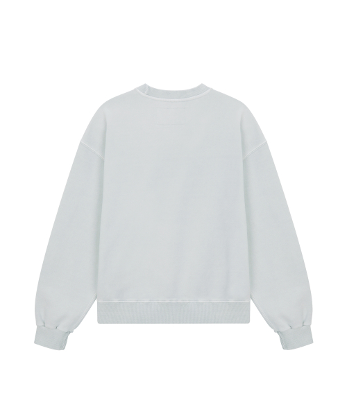 ME WASHED OVERLAY SWEATSHIRT / LIGHT GRAY