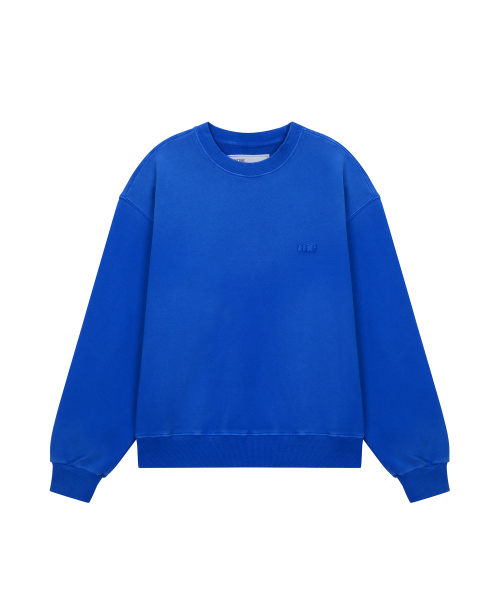 ME WASHED OVERLAY SWEATSHIRT / BLUE