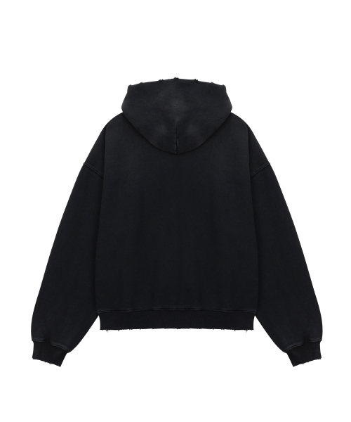 OPTIMISM VTG WASHED 2WAY ZIP-UP / BLACK