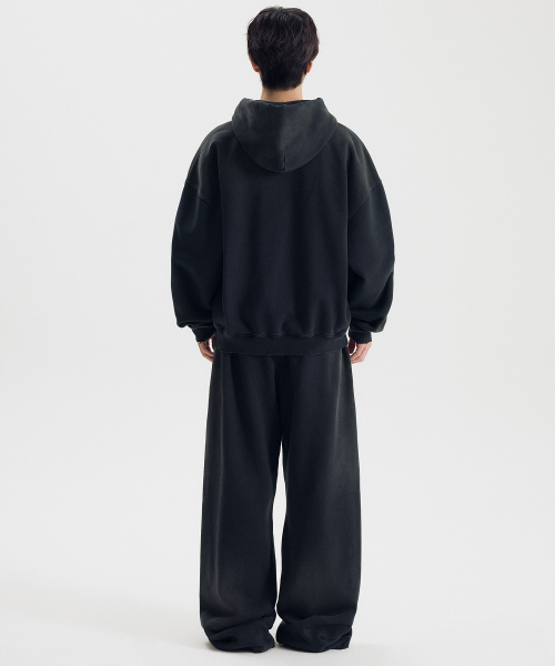 OPTIMISM VTG WASHED 2WAY ZIP-UP / BLACK