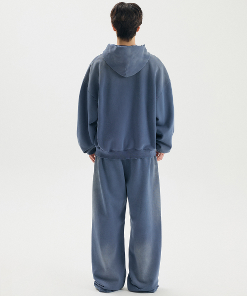 OPTIMISM VTG WASHED 2WAY ZIP-UP / NAVY