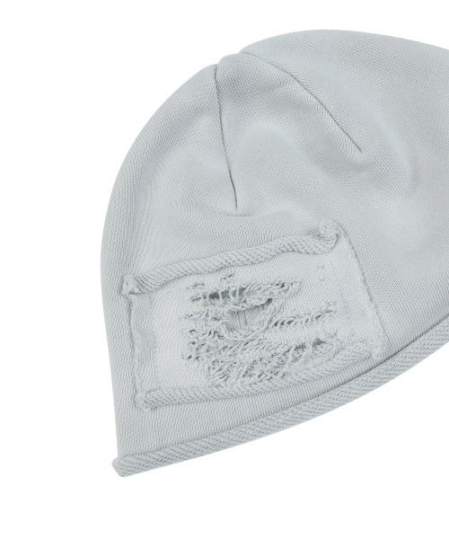 DESTROYED VTG WASHED BEANIE / LIGHT GRAY