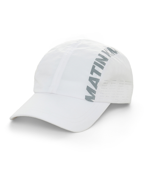 MESH LOGO SPORTY CAP IN WHITE