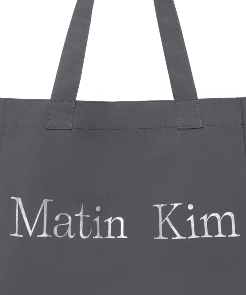 MATIN FABRIC BIG ECOBAG IN CHARCOAL