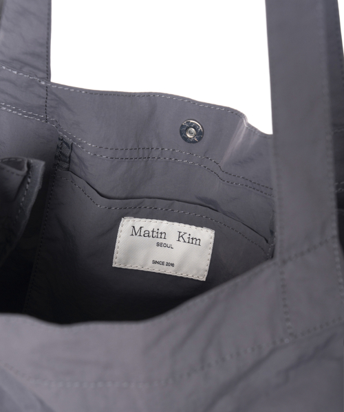 MATIN FABRIC BIG ECOBAG IN CHARCOAL