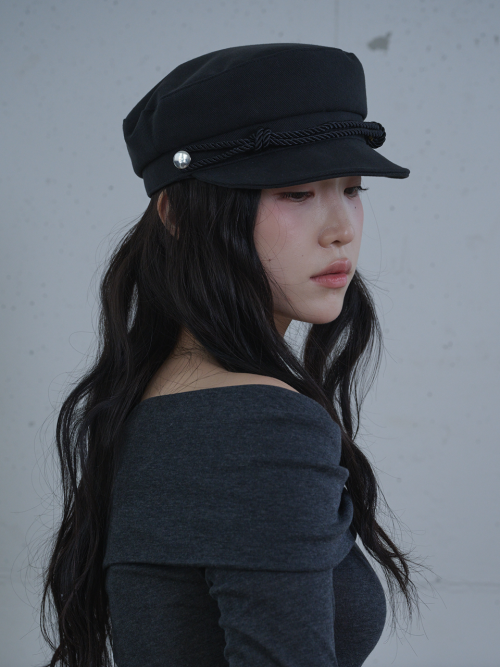 Knotted Rope Marin Cap (Black)