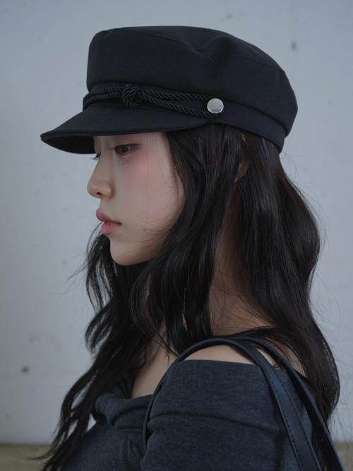 Knotted Rope Marin Cap (Black)