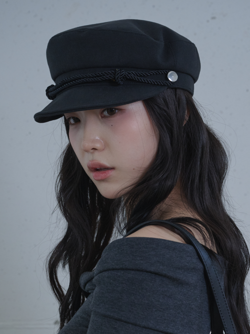 Knotted Rope Marin Cap (Black)