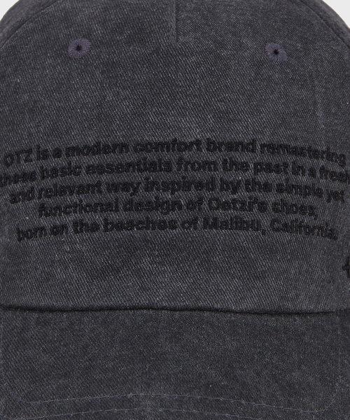 워싱볼캡 차콜 OZCCGA201H