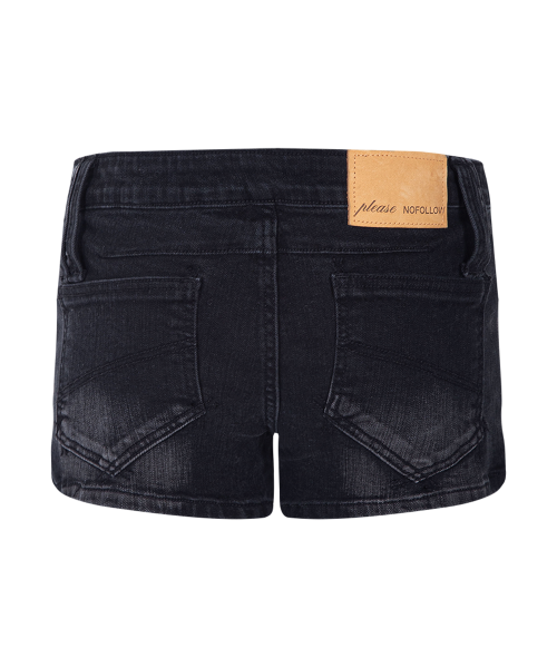 Cassie Denim Shorts (Vintage Black)