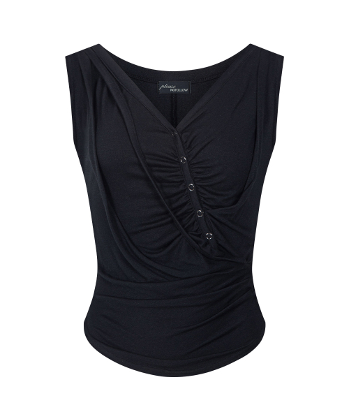 Deba Sleeveless Top (Black)