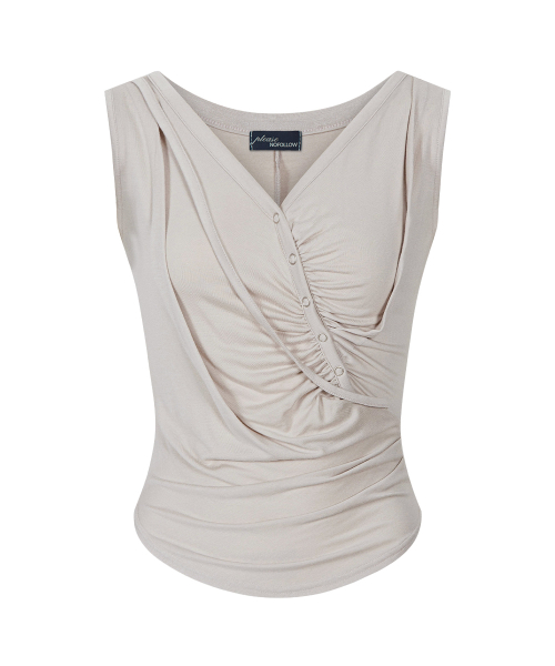 Deba Sleeveless Top (Silver Grey)