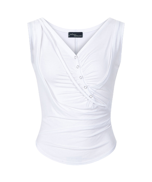 Deba Sleeveless Top (White)