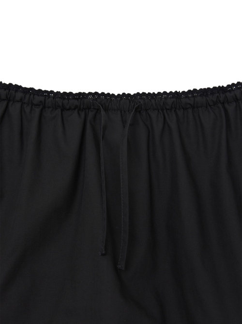 G CLASSIC LACE-UP MINI SKIRT (BLACK)