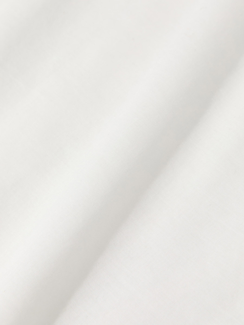 G RUFFLED BUTTON BLOUSE (IVORY)