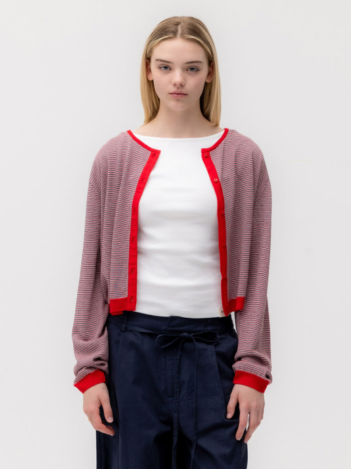 G SUMMER BREEZE CARDIGAN (RED)