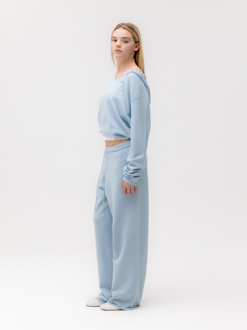 G HUG KNIT PANTS (BABY BLUE)