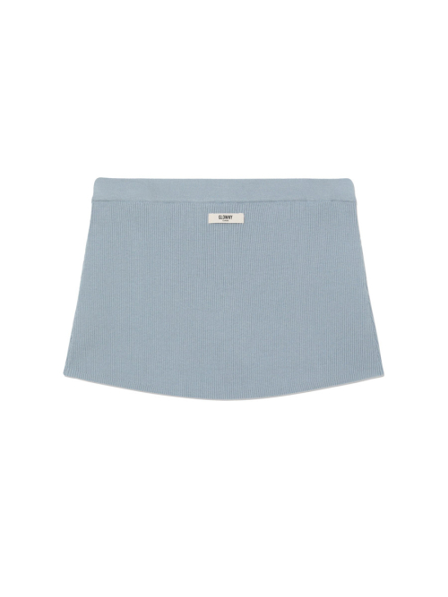 G KNIT REST SKIRT (BLUE)