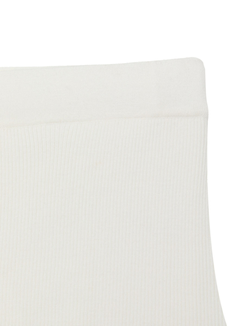 G KNIT REST SKIRT (WHITE)