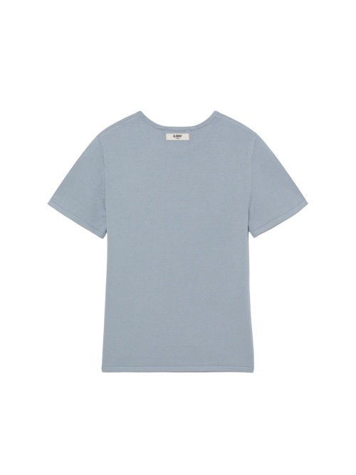 G BABY KNIT TEE (DUST BLUE)
