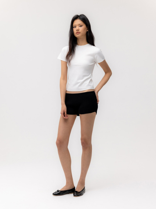 G BABY KNIT TEE (WHITE)