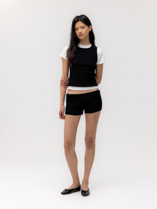 G BABY KNIT TEE (WHITE)
