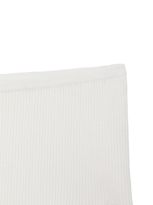G KNIT REST SHORTS (WHITE)