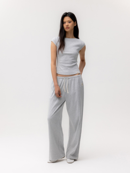 G COMFORT STRING PANTS (MELANGE GRAY)
