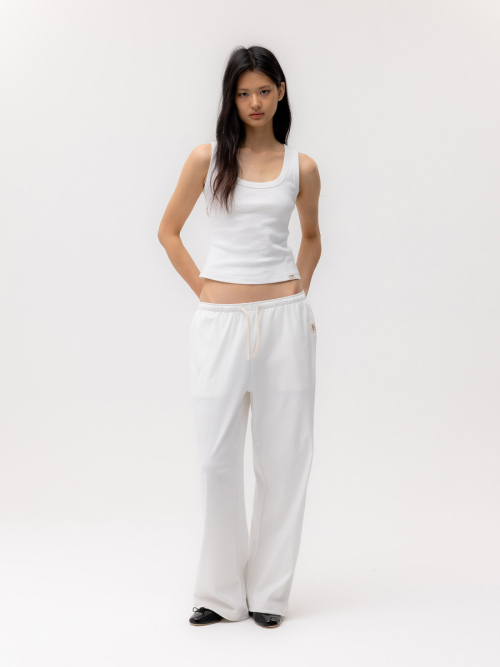G COMFORT STRING PANTS (WHITE)