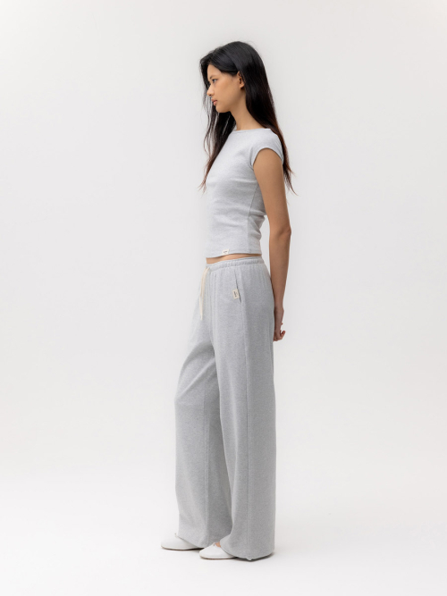 G CLASSIC BOAT NECK TEE (MELANGE GRAY)