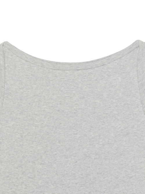 G CLASSIC BOAT NECK TEE (MELANGE GRAY)