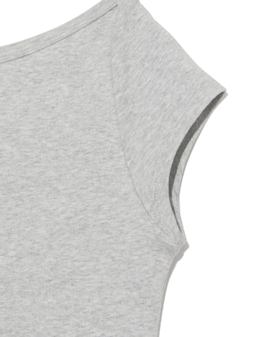 G CLASSIC BOAT NECK TEE (MELANGE GRAY)