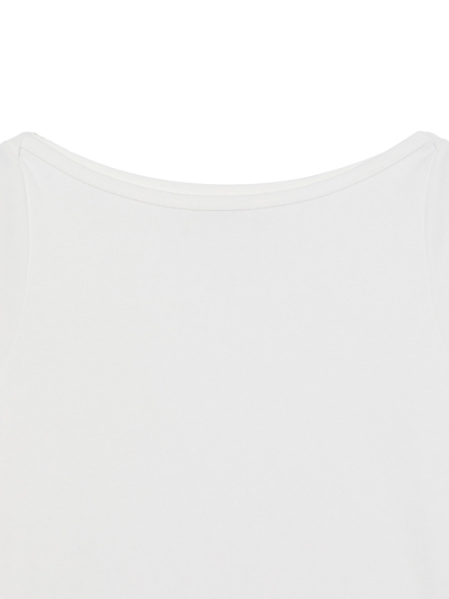 G CLASSIC BOAT NECK TEE (WHITE)