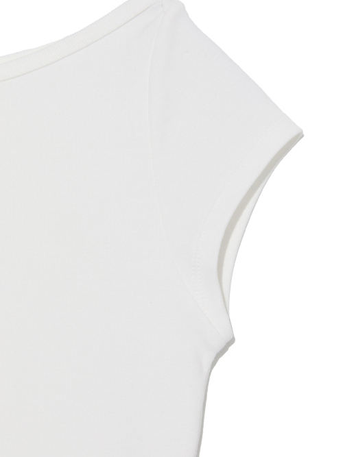 G CLASSIC BOAT NECK TEE (WHITE)