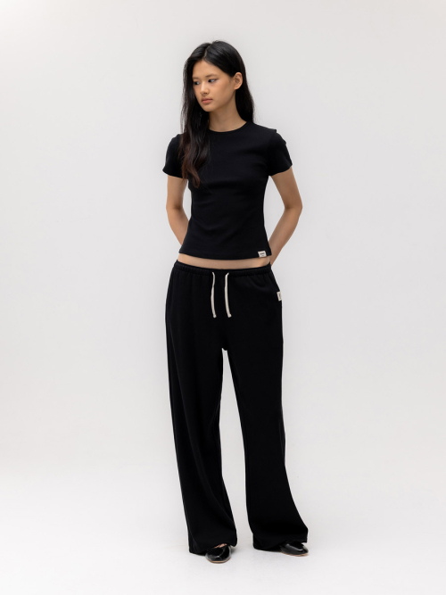 G BABY TEE (LONG VERSION) (BLACK)