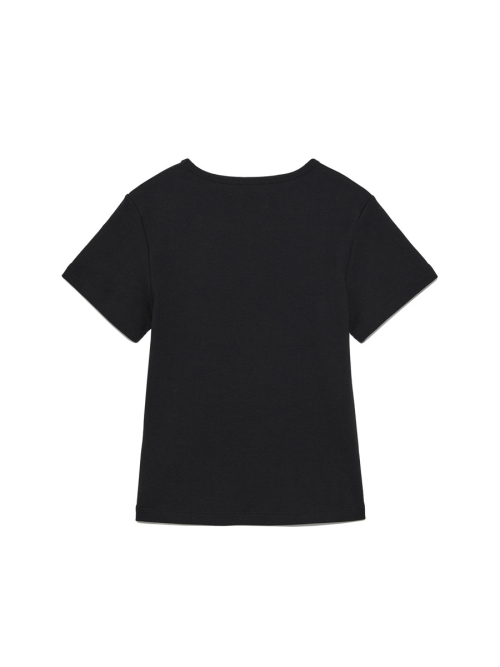 G BABY TEE (LONG VERSION) (BLACK)
