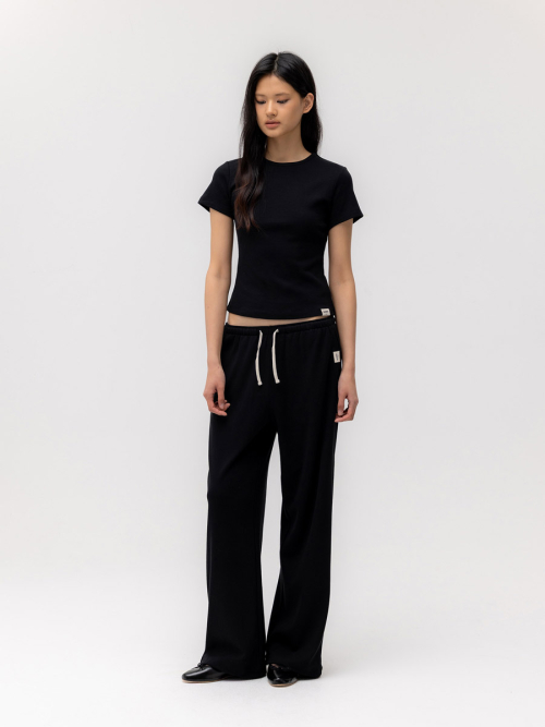 G BABY TEE (LONG VERSION) (BLACK)