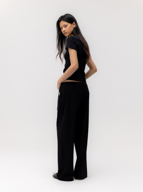 G BABY TEE (LONG VERSION) (BLACK)