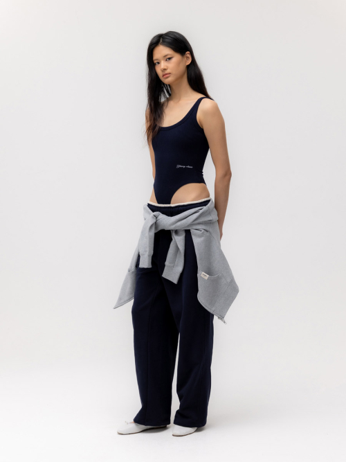 G CONTRAST SWEATPANTS 2.0 (NAVY)