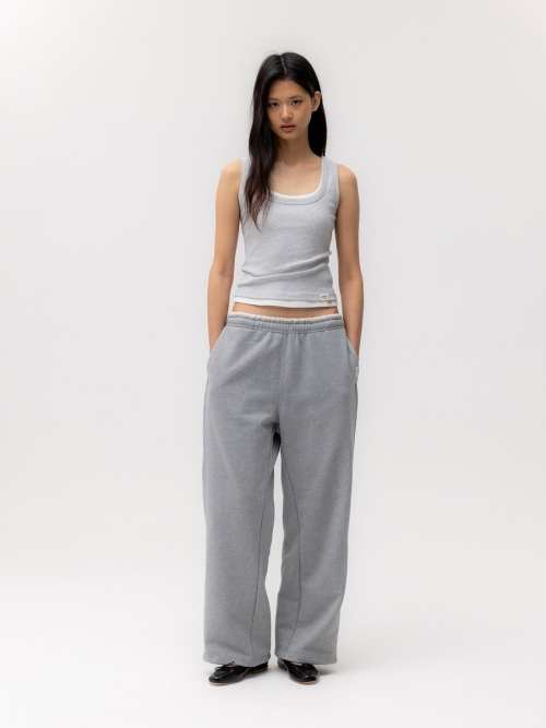 G CONTRAST SWEATPANTS 2.0 (MELANGE GRAY)
